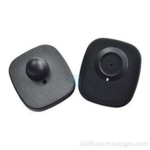 Small Square Shop EAS System Clothing Security Tags for RF